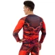 Мужской спортивный комплект рашгард + тайтсы Domino 210-15 размер L (170-175см) Red-Camouflage - изображение 6