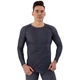 Мужской спортивный комплект рашгард + тайтсы Domino 210-11 размер 2XL (180-185см) Grey-Black - изображение 4