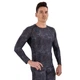 Рашгард чоловічий з довгим рукавом Domino 210-9 розмір S (160-165см) Black-Dark Grey - зображення 2