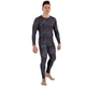Штаны мужские компрессионные тайтсы мужские Domino 210-9 размер XL (175-180см) Black-Grey - изображение 7