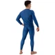 Мужской спортивный комплект рашгард + тайтсы Domino 210-14 размер 2XL (180-185см) Blue-Black - изображение 2