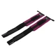 Бинты кистевые для жима и тяги Ezous Strenght Wrist Wraps C-05 2шт в комплекте Black-Purple - изображение 7