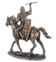 Настольная мини фигурка Воин на коне 10х9.5cm оловянная - изображение 2