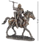 Настольная мини фигурка Воин на коне 10х9.5cm оловянная - изображение 5