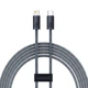 Кабель 2 метри Baseus Dynamic Series Fast Charging Type-C to Lightning 20W (CALD000116) сірий - зображення 3