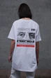Жіноча Оверсайз Футболка З Принтом Without Streetwear L/XL White - зображення 3