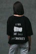 Жіноча Оверсайз Футболка З Принтом Without Dollar 2XL/3XL Black - изображение 2