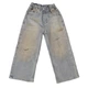 Джинсы для девочки grunge HSDAI K6368 116 см Голубой - изображение 1