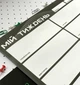 Планнинг-еженедельник Figasse Настольный планнинг на неделю Weekly Planner А4 Черный (ПН0003) - изображение 2