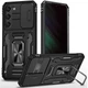 Чехол противоударный Epik Defender Cam Ring Case для Samsung Galaxy S21+ Черный / Black - изображение 1