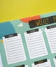 Планнинг-еженедельник Figasse Настольный планинг на неделю Weekly Planner А4 Фиолетовый (ПН0004) - изображение 2