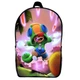 Рюкзак Бравл Старс Леон (School Gear bag Brawl Stars 03) черный, 39 х 27 х 14 см - изображение 1