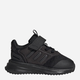 Buty sportowe chłopięce na rzepy adidas X Plrphase El I IG1524 25.5 Czarne (4066765062079) - obraz 1