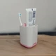 Підставка для зубних щіток Toothbrush Caddy Органайзер для ванної кімнати Стакан для зубних щіток і пасти Рожевий - зображення 1