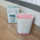 Підставка для зубних щіток Toothbrush Caddy Органайзер для ванної кімнати Стакан для зубних щіток і пасти Рожевий - зображення 2