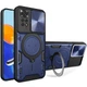 Ударопрочный чехол Bracket case with Magnetic для Xiaomi Redmi Note 11 (Global) / Note 11S Blue Без бренда - изображение 1