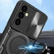 Ударопрочный чехол Bracket case with Magnetic для Samsung Galaxy A34 5G Black Без бренда - изображение 4