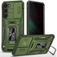 Чехол противоударный Epik Defender Cam Ring Case для Samsung Galaxy S21 Оливковый / Army Green - изображение 1