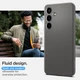Чохол Spigen для Samsung Galaxy S24 - Liquid Air, Granite Gray (ACS07450) - зображення 6