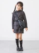 Подростковый теплый комплект (водолазка + юбка-шорты) для девочки Uniqlo 303588252 140 см Черный (1159802599) - изображение 2