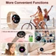 Смарт-часы женские LEMFO NX7 Pro Gold (разговор, тонометр, пульсоксиметр) Amoled экран, 2 ремешка - изображение 10