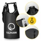 Гермомішок TSUNAMI Dry Pack 10 л водозахисний Black (P-5905973400039) - зображення 3