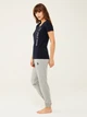 Футболка нательная женская хлопковая U.S. Polo Assn 16596 L Темно-синяя (8680557327250) - изображение 3