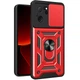 Ударопрочный чехол Camshield Serge Ring для Xiaomi 13T / 13T Pro Красный Без бренда - изображение 4