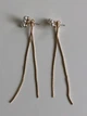Сережки з перлинами "Pearl Cascade" Honey Fashion Accessories золотистий (120134) - зображення 6