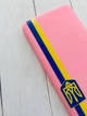 Матовый розовый чехол на Samsung Galaxy A32 :: Лента Украина (патриотический принт 253) - изображение 2