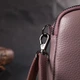 Сумка женская интересного цвета на два отделения из натуральной кожи Vintage 22279 фиолетовая. - изображение 9