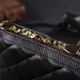 Классическая женская сумка через плечо из натуральной стеганной кожи Vintage 22315 черная - изображение 8