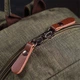 Практичный мужской рюкзак с текстилем Vintage 22242 оливковый. - изображение 8