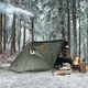 Тент Naturehike NH21YW157, темно-зелений - зображення 4