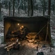 Тент Naturehike NH21YW157, темно-зелений - зображення 5