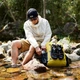 Водонепроникний рюкзак Naturehike CNH22BB003, 25 л, жовтий - зображення 10