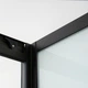 Душевой бокс DUSEL AVENUE Black Matt 950x950x2100 стекло прозрачное, профиль черный, без крыши - изображение 4