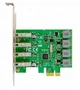 Плата расширения PCI-E на 4 х USB 3.0 5 Гбит/с расширитель портов VIA VL805 (655582878-1) Зеленый - изображение 6