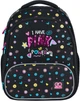 Шкільний рюкзак GoPack Pink Power каркасний 38x28x15 см Чорний (GO24-597M-2) - зображення 1