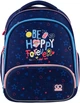 Шкільний рюкзак GoPack Be Happy каркасний 38x28x15 см Синій (GO24-597M-3) - зображення 1