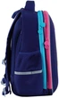 Шкільний рюкзак GoPack Cute Rainbow напівкаркасний 38x28x13 см Синій (GO24-165M-1) - зображення 6