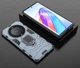 Чохол Fiji Ring для Honor Magic5 Lite 5G броньований бампер з кільцем підставкою темно-синій - зображення 4
