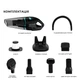 Аккумуляторный моющий пылесос Cecotec Conga Immortal ExtremeSuction 22.2 Animal Hand CCTC-05441 (8435484054416) - изображение 3
