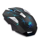Мышь беспроводная с аккумулятором и подсветкой HXSJ T300 2,4GHz Black - изображение 1