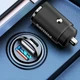 Автомобільний зарядний пристрій для телефона Philips PD45W, USB/Type-C із швидкою зарядкою, DLP4316B/93 - зображення 4