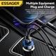 Автомобільний зарядний пристрій Essager 30 Вт USB і Type C в прикурювач - зображення 4