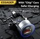 Автомобільний зарядний пристрій Essager 30 Вт USB і Type C в прикурювач - зображення 5