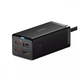 Мережевий зарядний пристрій Baseus GaN5 Pro 65W (2Type-C + USB+ HDMI) + Кабель Type-C to Type-C Чорний - зображення 1
