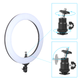 Селфи лампа и LED освещением Tripod Stand Plug Powered 14" ZM336 3200-5600K высота штатива 180 см 6Вт - изображение 8