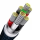 Кабель Baseus CASS030003 Flash Series II Fast Charging Data Cable USB Micro/Lightning/Type-C 5A 100Вт 1.2м Синій - зображення 2